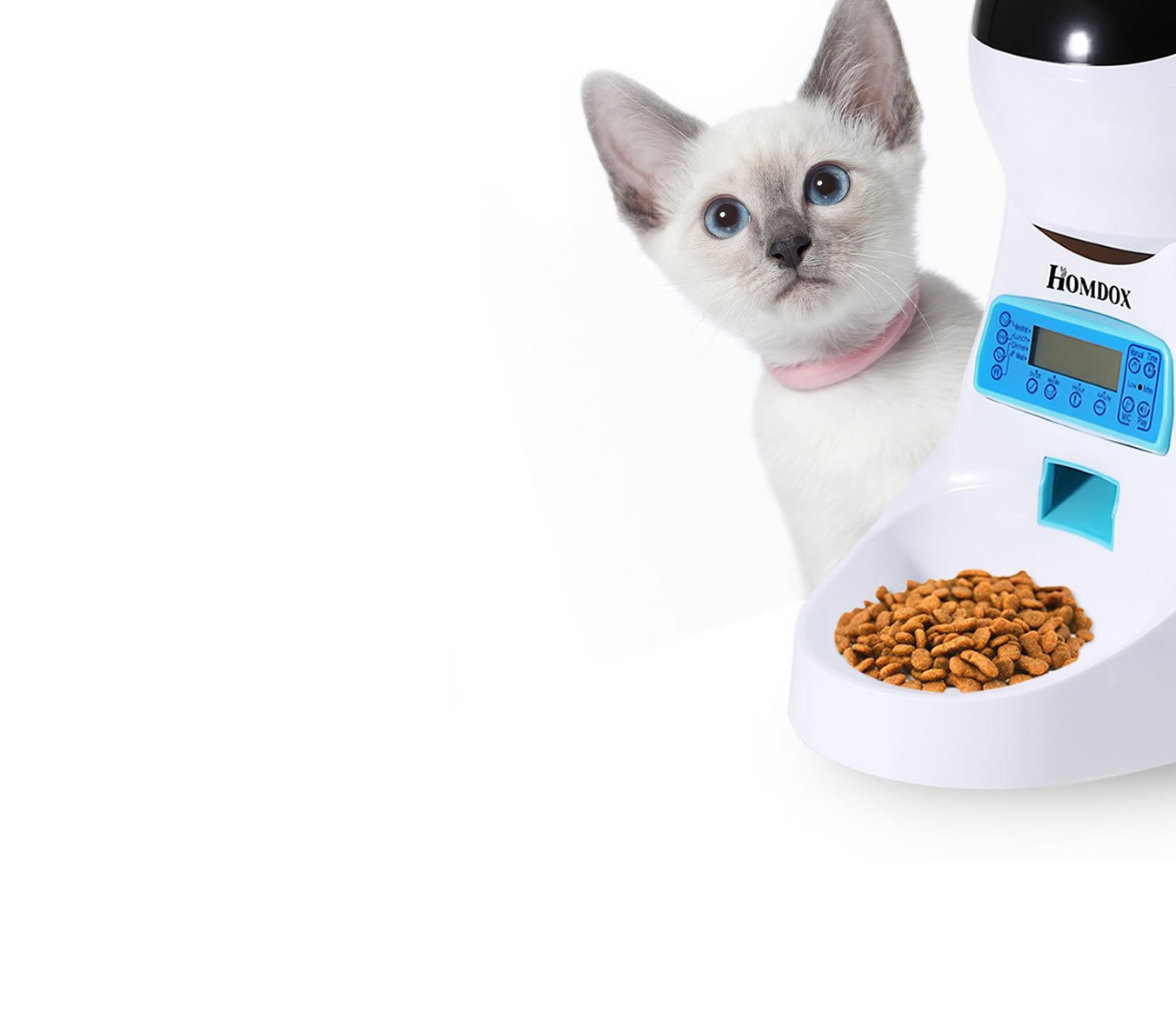 homdox automatic cat feeder review